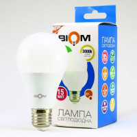 Светодиодная лампа  Biom BT-515 теплый свет A65 15W E27 3000К 