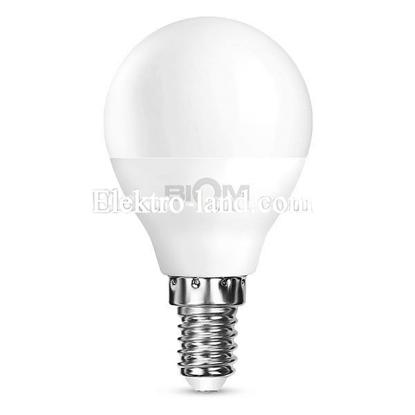Светодиодная лампа Biom BT-546 G45 4W E14 4500К нейтральный свет