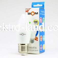 Светодиодная лампа   Biom BT-548 нейтральный свет C37 4W E27 4500К  