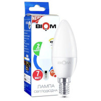 Светодиодная лампа Biom BT-570 C37 6W E14 4500 К нейтральный свет