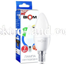 Светодиодная лампа Biom BT-570 C37 6W E14 4500 К нейтральный свет