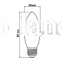 Светодиодная лампа Biom filament FL-306 нейтральный свет C37 4W E14 4500K  