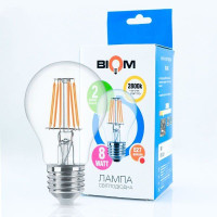 Светодиодная лампа Biom filament  теплый свет FL-311 А60 8W E27 3000K