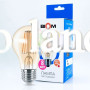 Светодиодная лампа Biom filament  теплый свет FL-411 А60 8W E27 2350K Amber