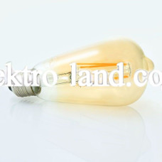 Светодиодная лампа Biom filament  теплый свет FL-418 ST-64 8W E27 2350K Amber