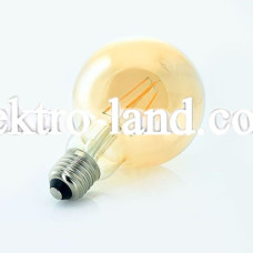 Светодиодная лампа Biom filament  теплый свет FL-420 G-95 8W E27 2350K Amber