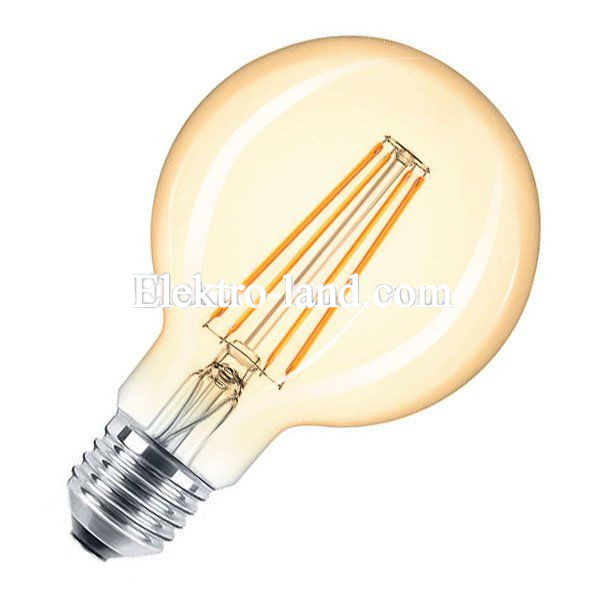 Светодиодная лампа Biom filament  теплый свет FL-420 G-95 8W E27 2350K Amber