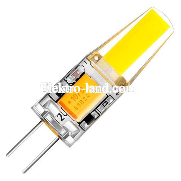 Светодиодная лампа Biom G4 3.5W теплый свет 1507 3000K AC/DC12