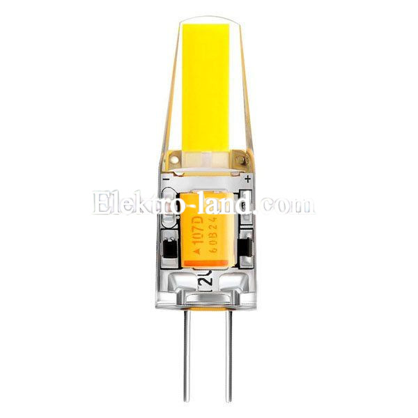 Светодиодная лампа Biom G4 3.5W теплый свет 1507 3000K AC/DC220