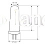 Светодиодная лампа Biom G4 5W теплый свет 2508 3000K AC/DC220