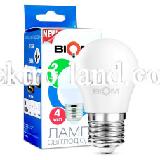 Светодиодная лампа Biom  BT-544 нейтральный свет G45 4W E27 4500К 